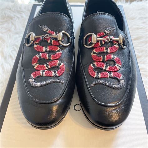 gucci brixton red|gucci brixton loafer snake.